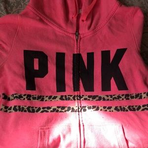 Pink woman’s hoodie